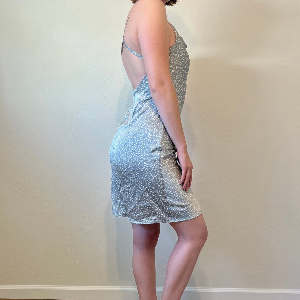 Silky Spotted Dress